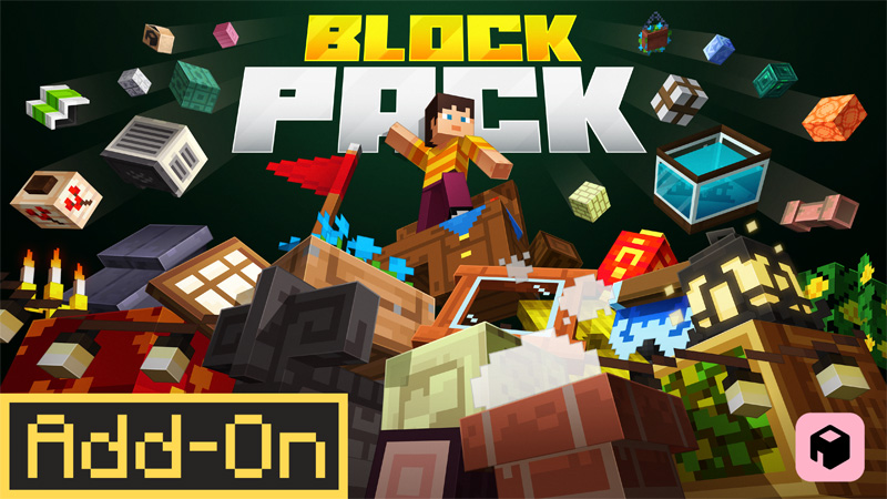 Thumbnail of the Minecraft Bedrock Marketplace product Block Pack Add-On created by Block Factory.