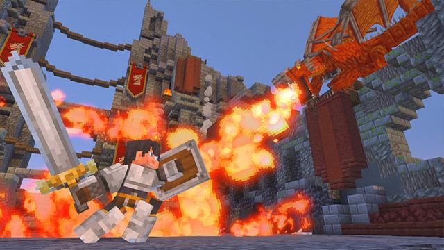 Screenshot of the Minecraft Bedrock Marketplace product Bosses Rise Add-On created by Block Factory.