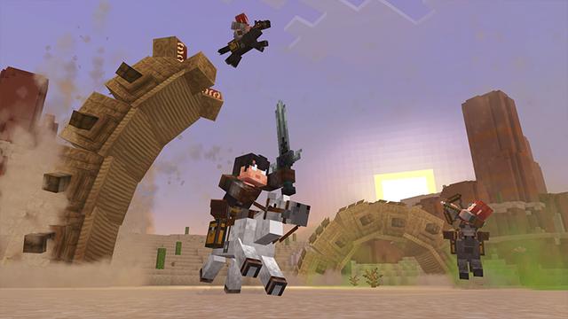 Screenshot of the Minecraft Bedrock Marketplace product Bosses Rise Add-On created by Block Factory.