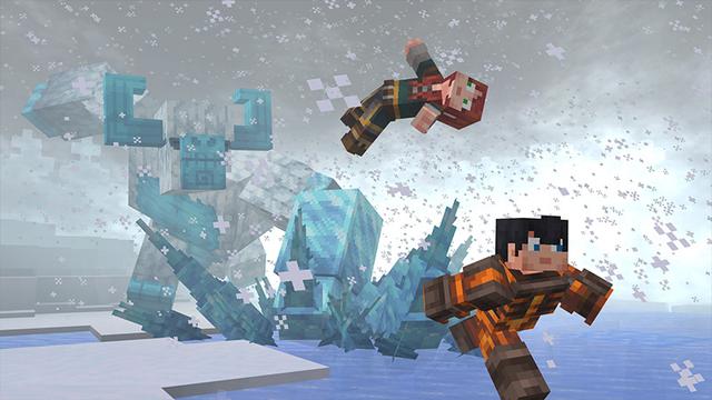 Screenshot of the Minecraft Bedrock Marketplace product Bosses Rise Add-On created by Block Factory.