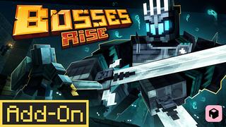 Thumbnail of the Minecraft Bedrock Marketplace product Add-On «Bosses Rise» created by Block Factory.