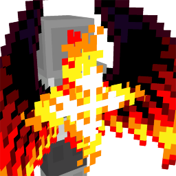 Thumbnail of the Minecraft Bedrock Marketplace product Dark Fire Wings created by Block Factory.