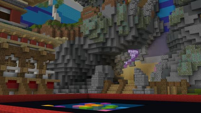 Screenshot of the Minecraft Bedrock Marketplace product Fill The Pool created by Block Factory.