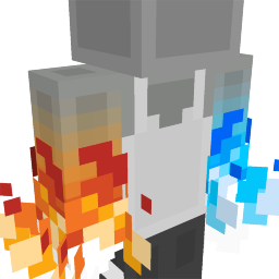 Thumbnail of the Minecraft Bedrock Marketplace product Fire and Ice Energy Fists created by Block Factory.