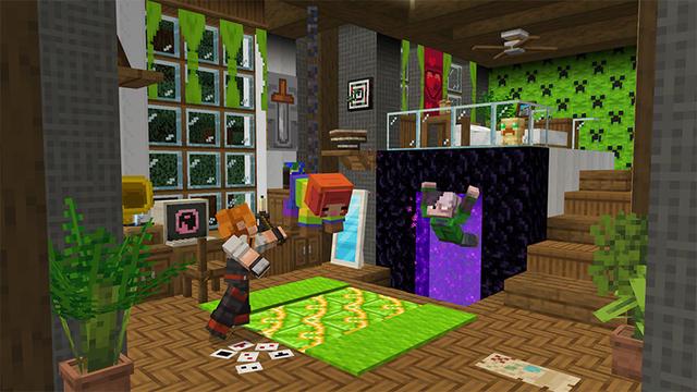 Screenshot of the Minecraft Bedrock Marketplace product Furniture created by Block Factory.