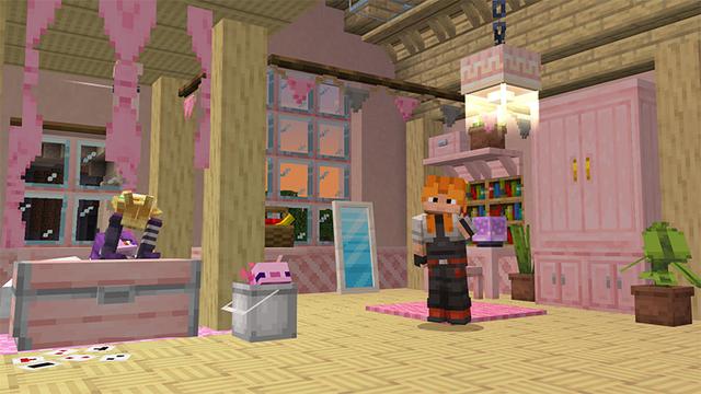 Screenshot of the Minecraft Bedrock Marketplace product Furniture created by Block Factory.