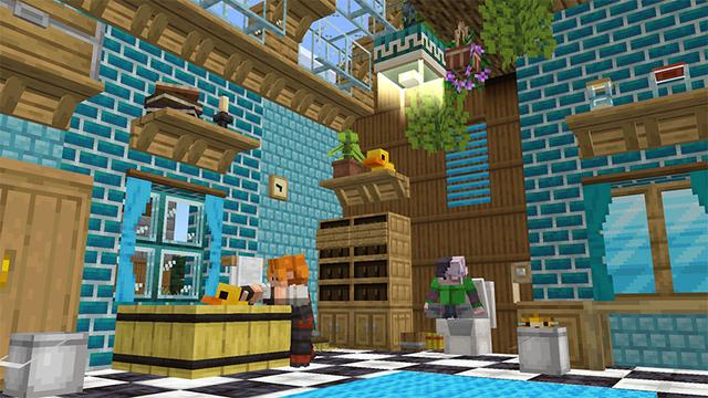 Screenshot of the Minecraft Bedrock Marketplace product Furniture created by Block Factory.