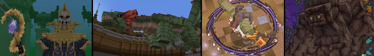 Panorama of the Minecraft Bedrock Marketplace product More Dimensions created by Block Factory.