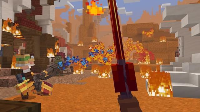 Screenshot of the Minecraft Bedrock Marketplace product More Dimensions created by Block Factory.