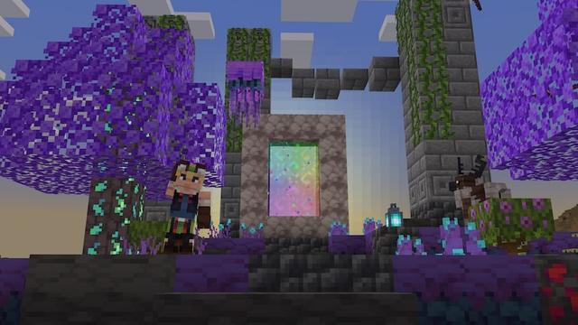 Screenshot of the Minecraft Bedrock Marketplace product More Dimensions created by Block Factory.
