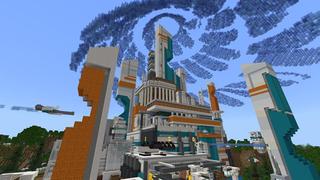 Screenshot of the Minecraft Bedrock Marketplace product SCI-FI Base created by Block Factory.