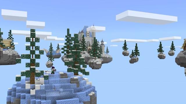 Screenshot of the Minecraft Bedrock Marketplace product Skyblock Weapons created by Block Factory.