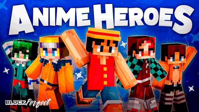 Thumbnail of the Minecraft Bedrock Marketplace product Anime Heroes created by Block Perfect Studios.