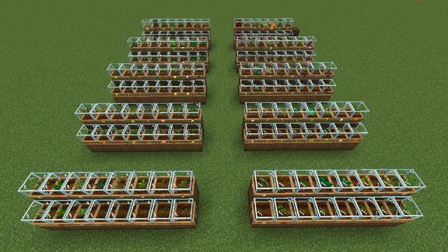 Screenshot of the Minecraft Bedrock Marketplace product Auto Farming Add-On created by Block Perfect Studios.