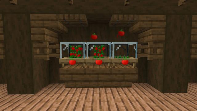 Screenshot of the Minecraft Bedrock Marketplace product Auto Farming Add-On created by Block Perfect Studios.