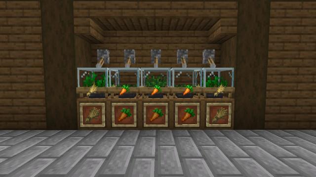 Screenshot of the Minecraft Bedrock Marketplace product Auto Farming Add-On created by Block Perfect Studios.