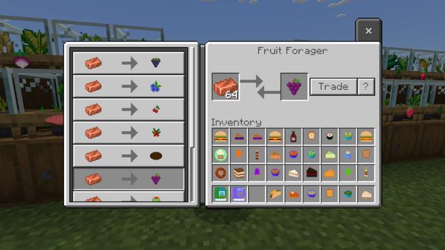 Screenshot of the Minecraft Bedrock Marketplace product Auto Farming Add-On created by Block Perfect Studios.