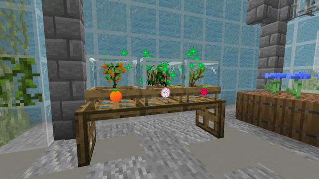 Screenshot of the Minecraft Bedrock Marketplace product Auto Farming Add-On created by Block Perfect Studios.