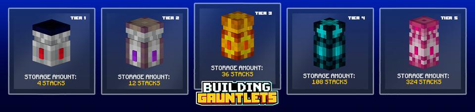 Panorama of the Minecraft Bedrock Marketplace product Building Gauntlets Add-On created by Block Perfect Studios.
