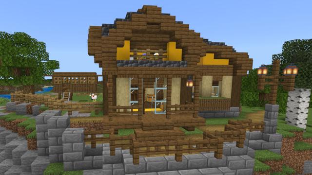 Screenshot of the Minecraft Bedrock Marketplace product Chickens Plus created by Block Perfect Studios.
