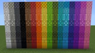Screenshot of the Minecraft Bedrock Marketplace product Colorful Concrete created by Block Perfect Studios.