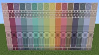 Screenshot of the Minecraft Bedrock Marketplace product Colorful Concrete created by Block Perfect Studios.