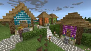 Screenshot of the Minecraft Bedrock Marketplace product Colorful Concrete created by Block Perfect Studios.