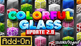Thumbnail of the Minecraft Bedrock Marketplace product Colorful Glass created by Block Perfect Studios.