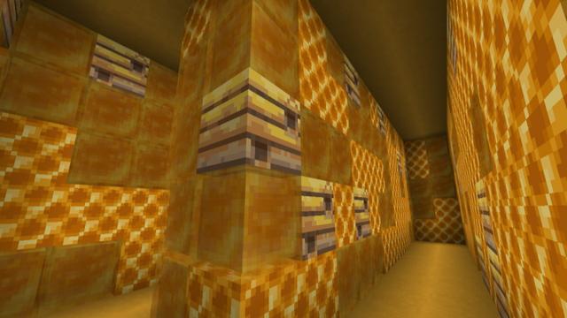 Screenshot of the Minecraft Bedrock Marketplace product Emerald Maze Quest created by Block Perfect Studios.