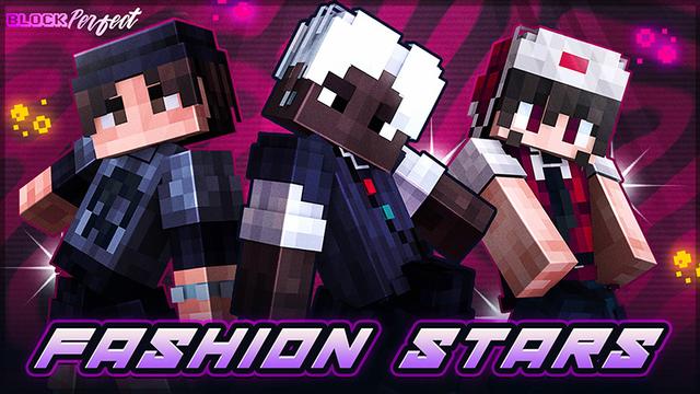 Thumbnail of the Minecraft Bedrock Marketplace product Fashion Stars created by Block Perfect Studios.