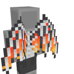 Thumbnail of the Minecraft Bedrock Marketplace product Flaming Skelly Wings created by Block Perfect Studios.