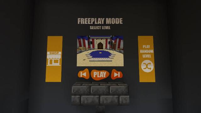 Screenshot of the Minecraft Bedrock Marketplace product Floor Is Lava created by Block Perfect Studios.