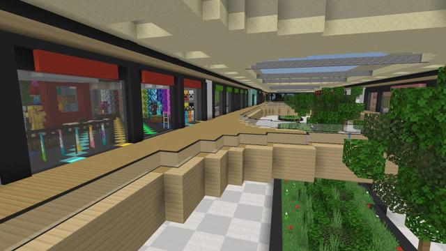 Screenshot of the Minecraft Bedrock Marketplace product Funday Mall created by Block Perfect Studios.