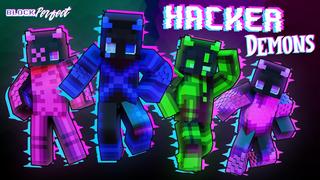 Thumbnail of the Minecraft Bedrock Marketplace product Hacker Demons created by Block Perfect Studios.