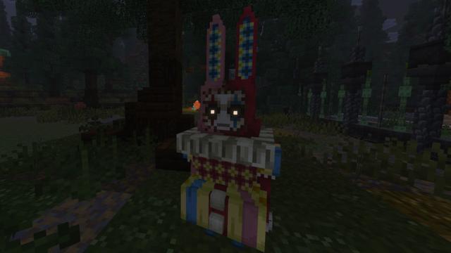 Screenshot of the Minecraft Bedrock Marketplace product Horror Circus Add-On created by Block Perfect Studios.