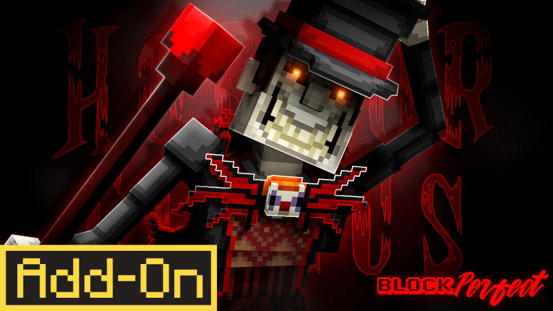 Thumbnail of the Minecraft Bedrock Marketplace product Horror Circus Add-On created by Block Perfect Studios.
