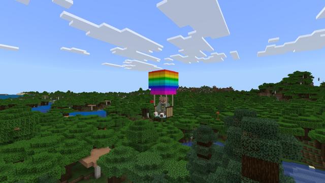 Screenshot of the Minecraft Bedrock Marketplace product Hover & Fly Add-On created by Block Perfect Studios.