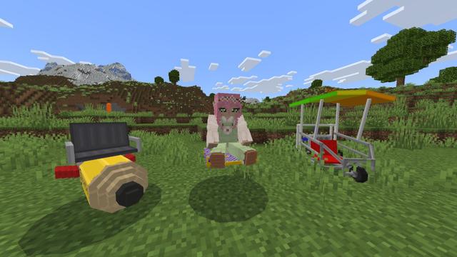 Screenshot of the Minecraft Bedrock Marketplace product Hover & Fly Add-On created by Block Perfect Studios.