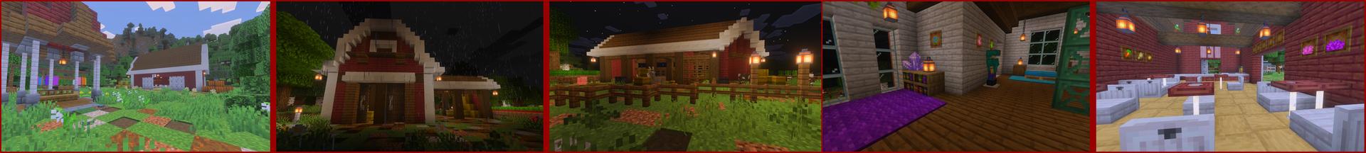 Panorama of the Minecraft Bedrock Marketplace product Little Farm created by Block Perfect Studios.
