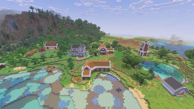 Screenshot of the Minecraft Bedrock Marketplace product Little Farm created by Block Perfect Studios.