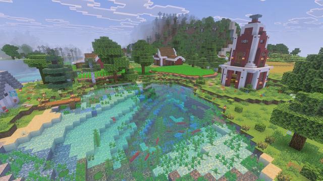 Screenshot of the Minecraft Bedrock Marketplace product Little Farm created by Block Perfect Studios.