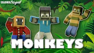 Thumbnail of the Minecraft Bedrock Marketplace product Monkeys created by Block Perfect Studios.