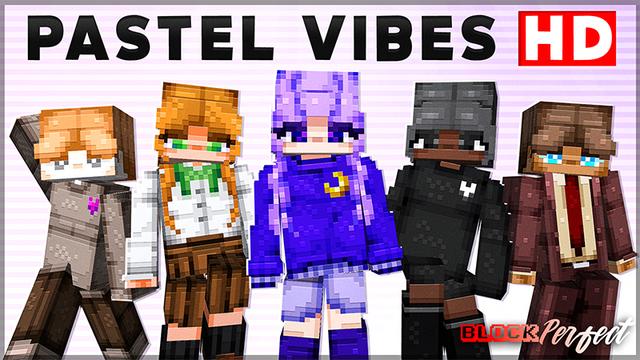 Thumbnail of the Minecraft Bedrock Marketplace product Pastel Vibes HD created by Block Perfect Studios.
