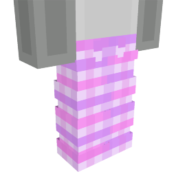 Thumbnail of the Minecraft Bedrock Marketplace product Pink And Purple Plaid Pajamas created by Block Perfect Studios.