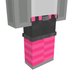 Thumbnail of the Minecraft Bedrock Marketplace product Pink Goth Pants created by Block Perfect Studios.