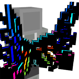 Thumbnail of the Minecraft Bedrock Marketplace product RGB Flare Wings created by Block Perfect Studios.