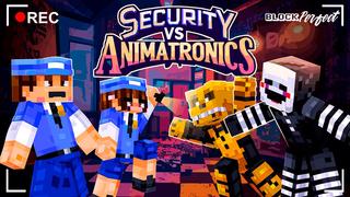 Thumbnail of the Minecraft Bedrock Marketplace product Security vs Animatronics created by Block Perfect Studios.