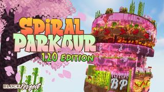 Thumbnail of the Minecraft Bedrock Marketplace product Edição 1.20 do Spiral Parkour created by Block Perfect Studios.