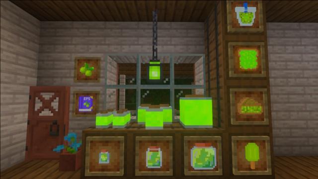 Screenshot of the Minecraft Bedrock Marketplace product XP Berries created by Block Perfect Studios.