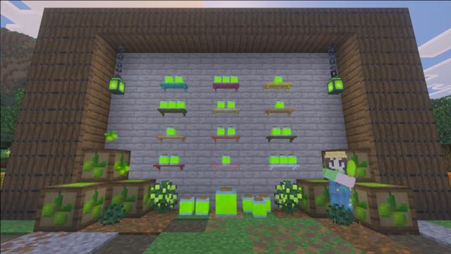 Screenshot of the Minecraft Bedrock Marketplace product XP Berries created by Block Perfect Studios.